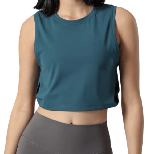 Versatile Women's Fitness Tank with Moisture-Wicking, Customizable Design
