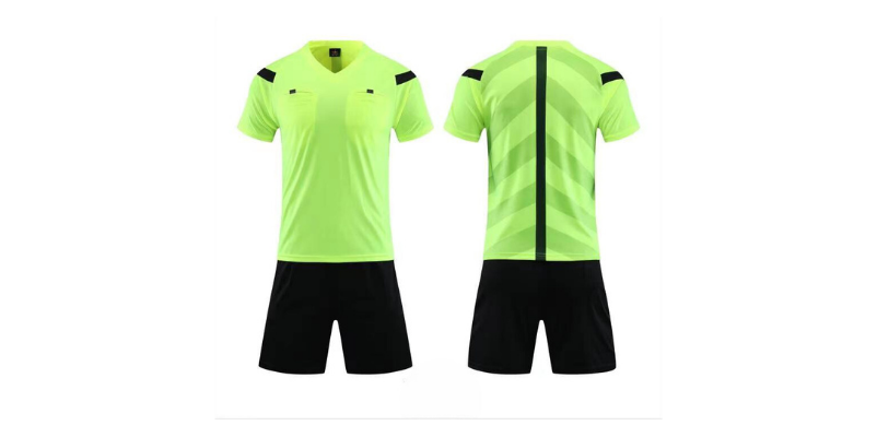 Unisex quick-drying breathable football referee uniform