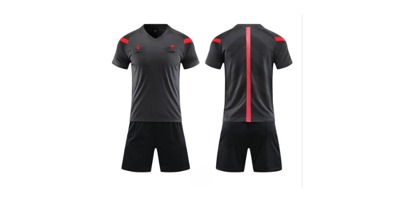 Unisex quick-drying breathable football referee uniform