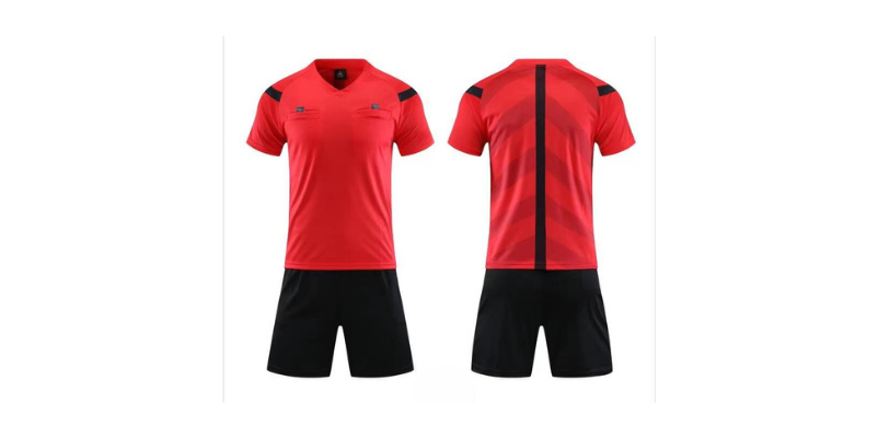 Unisex quick-drying breathable football referee uniform