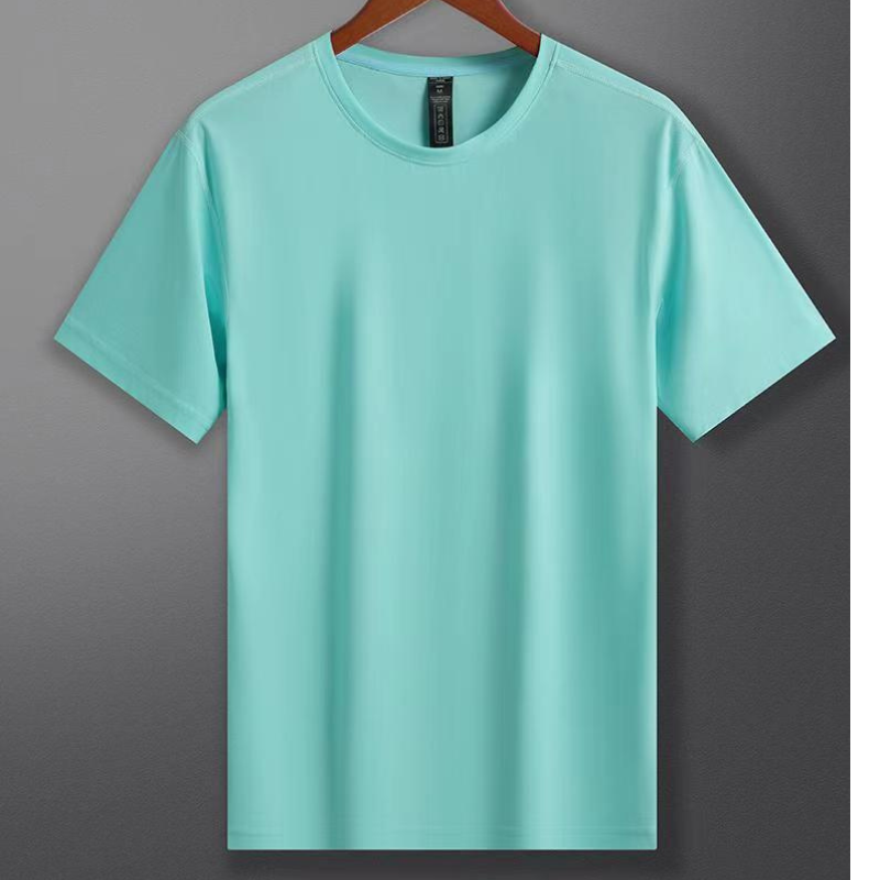 2AW3601Unisex breathable and smooth feel round neck sports T-shirt