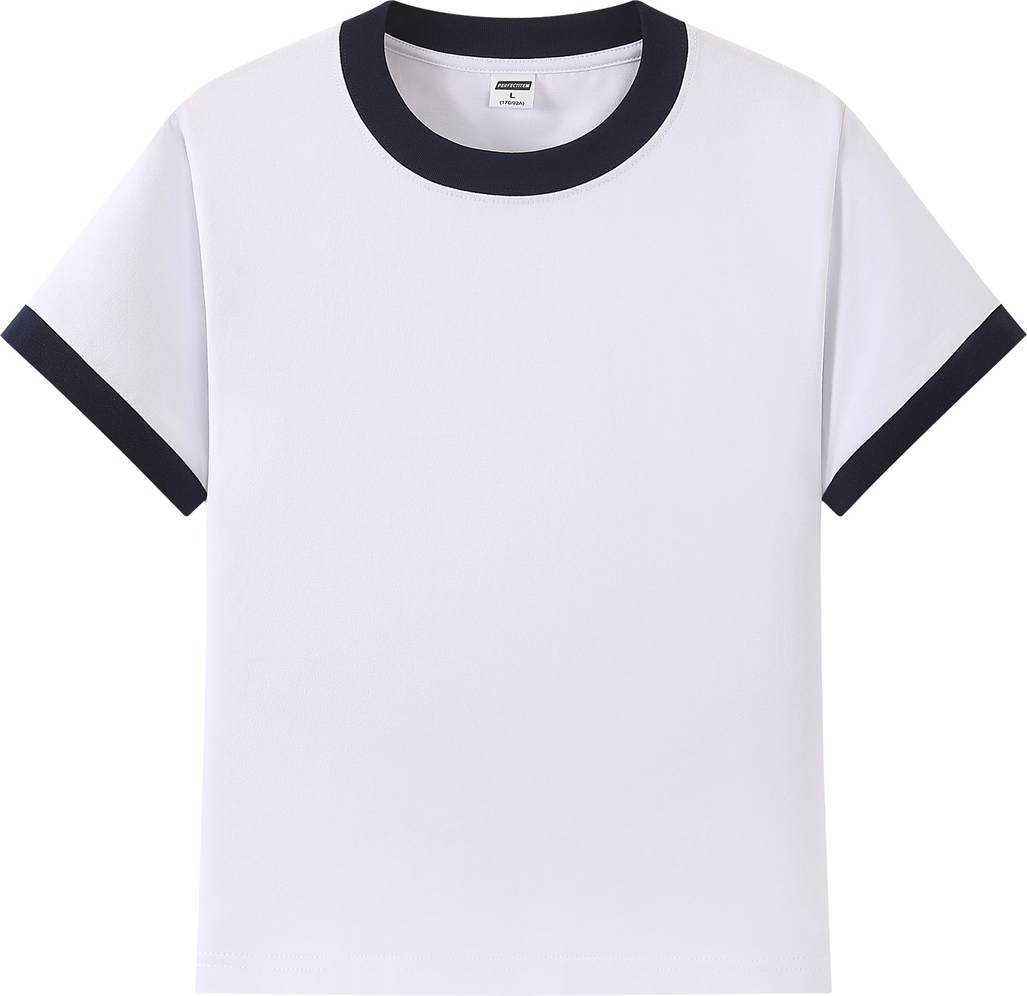 230g Sorona Colorblock Women’s Crewneck T-Shirt - 7A Antibacterial