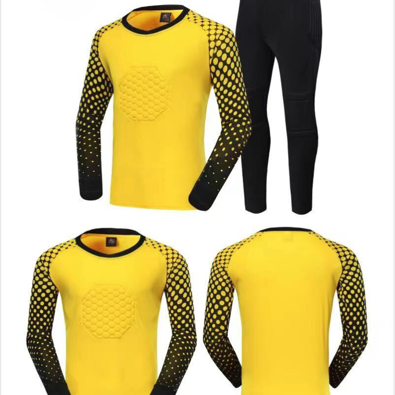 Football goalkeeper suit for adults and children