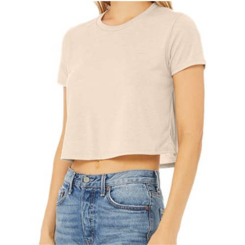 Bella+Canvas - Women's Flowy Crop Tee-8882