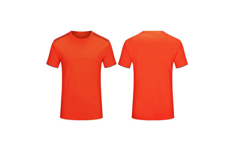 Polyester unisex quick-drying breathable round-neck sports T-shirt for adults and children