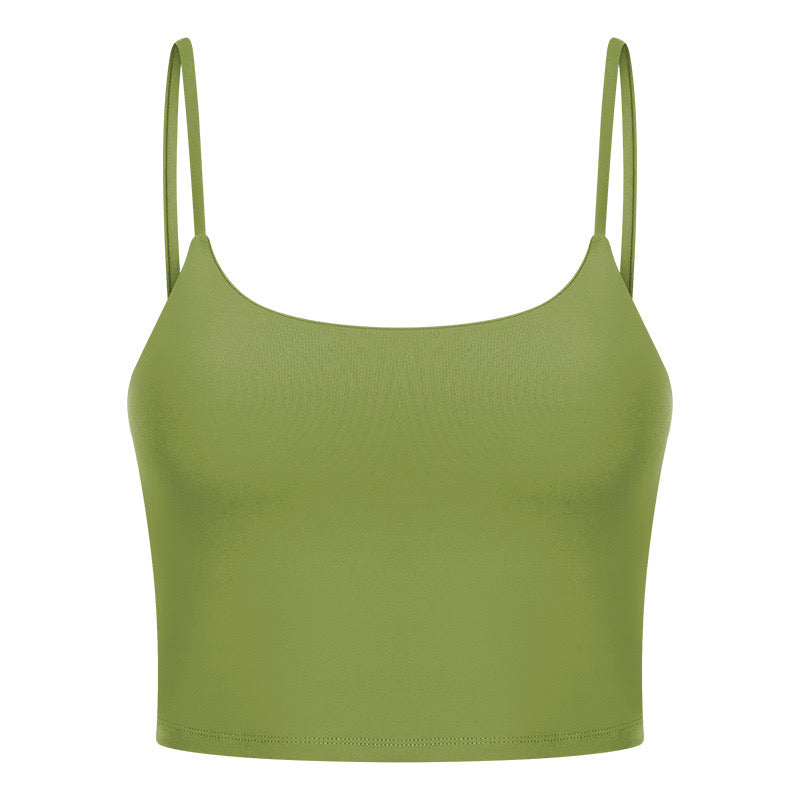 Sport Bra with Thin Shoulder Straps