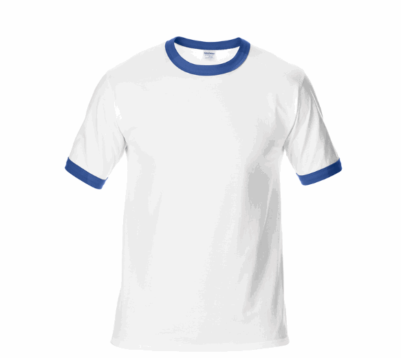 Gildan [76600] Premium Cotton Adult Ring Spun T-Shirt (Asian Fit) Ringer T-Shirt