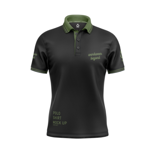 SUSTAINABLE RPET CUSTOM PATTERNED POLO SHIRTS