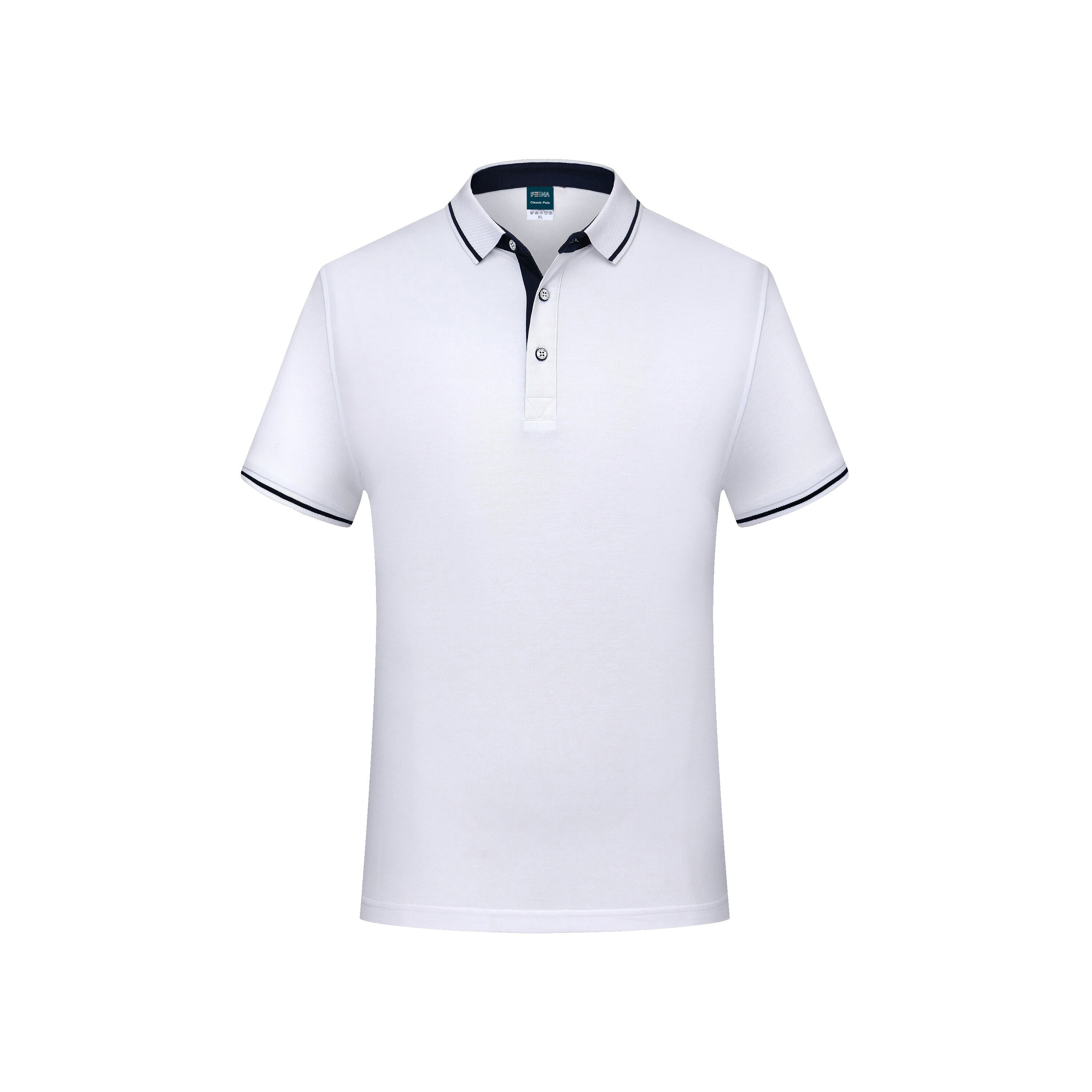 Feina [*1978FN] PINEAPPLE COLOR COLLAR SHORT-SLEEVED POLO