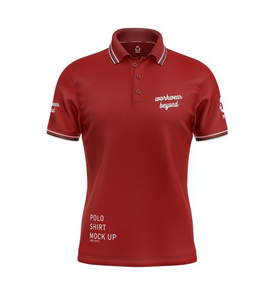 SUSTAINABLE RPET CUSTOM PATTERNED POLO SHIRTS
