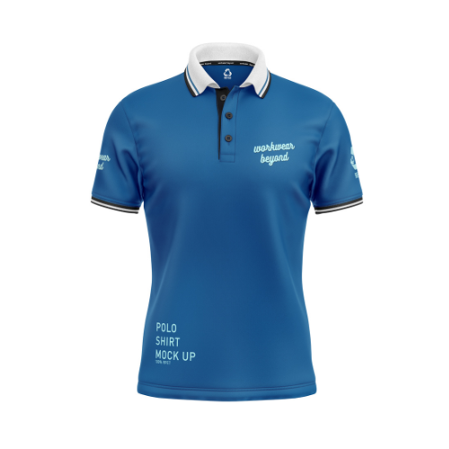SUSTAINABLE RPET CUSTOM PATTERNED POLO SHIRTS