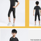 Tight, breathable, sweat absorbent all black tight wears for adults and children