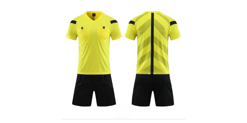 Unisex quick-drying breathable football referee uniform