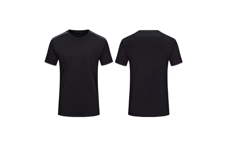 Polyester unisex quick-drying breathable round-neck sports T-shirt for adults and children