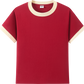230g Sorona Colorblock Women’s Crewneck T-Shirt - 7A Antibacterial