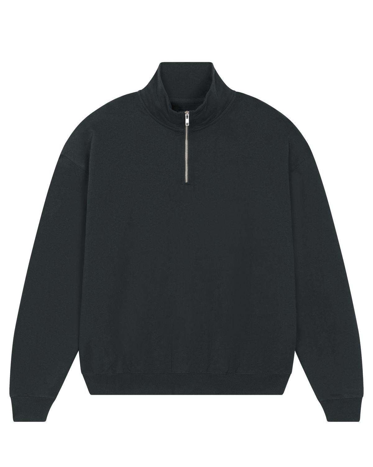 mecilla [*26795] THE UNISEX BOXY DRY HAND FEEL QUARTER ZIP SWEATSHIRT