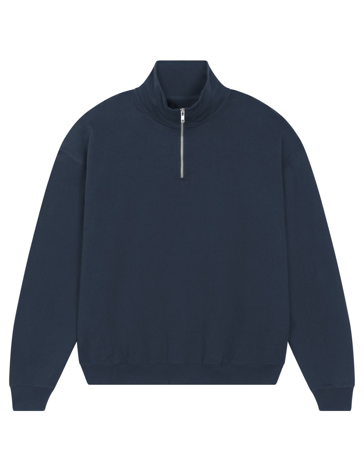 mecilla [*26795] THE UNISEX BOXY DRY HAND FEEL QUARTER ZIP SWEATSHIRT