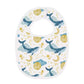 mecilla [*8AW3706] CUSTOMIZED PRINTED ORGANIC COTTON BABY BIBS