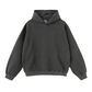 Heavy Salt Water Washed Distressed Pullover Hooded Sweatshirt-420g