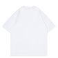 SMALL NECKLINE PURE COTTON OFF-SHOULDER LOOSE ROUND NECK T-SHIRT 230g