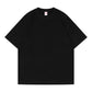 Round Neck Loose and Thick Off-Shoulder T-Shirt 270g