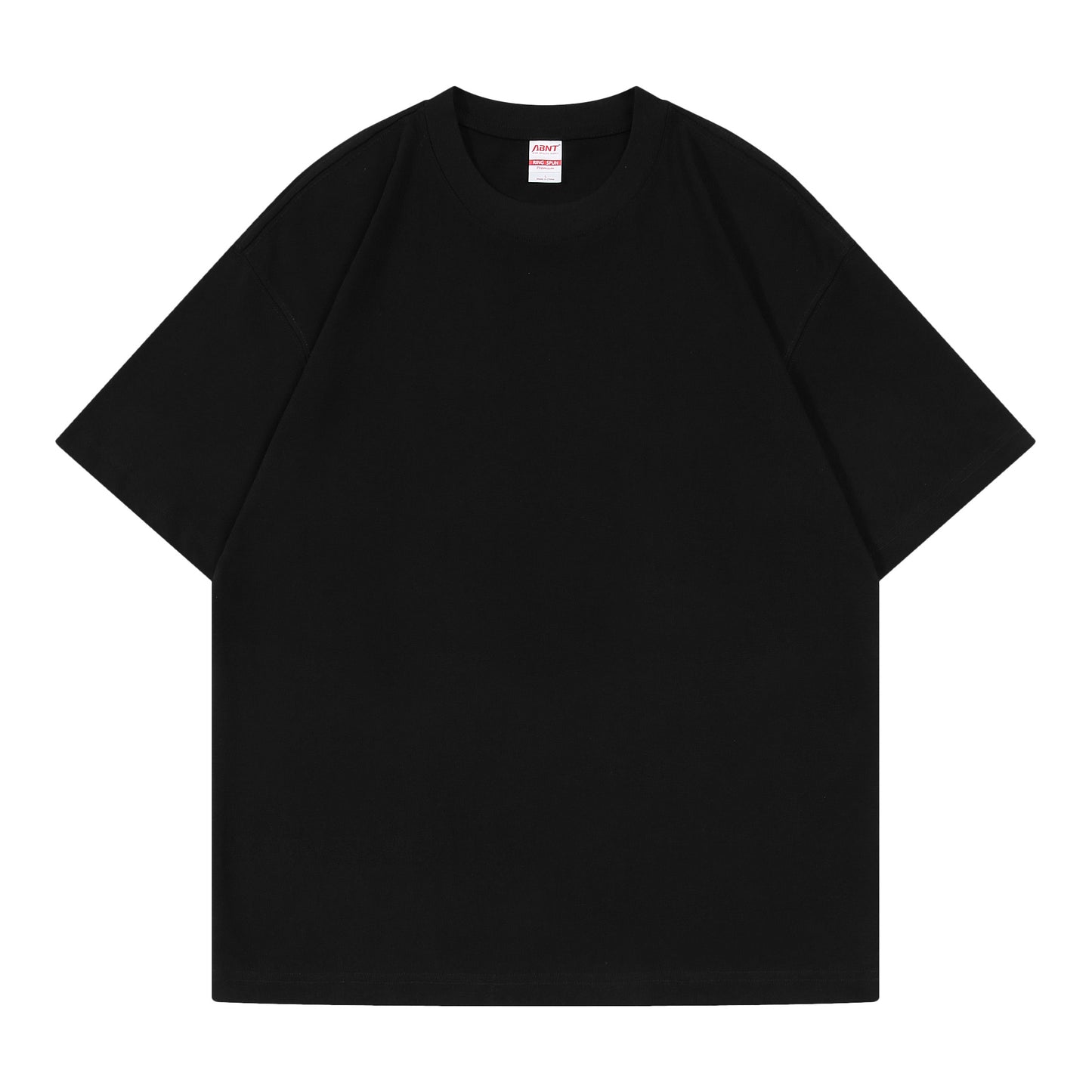 Round Neck Loose and Thick Off-Shoulder T-Shirt 270g