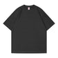 Round Neck Loose and Thick Off-Shoulder T-Shirt 270g