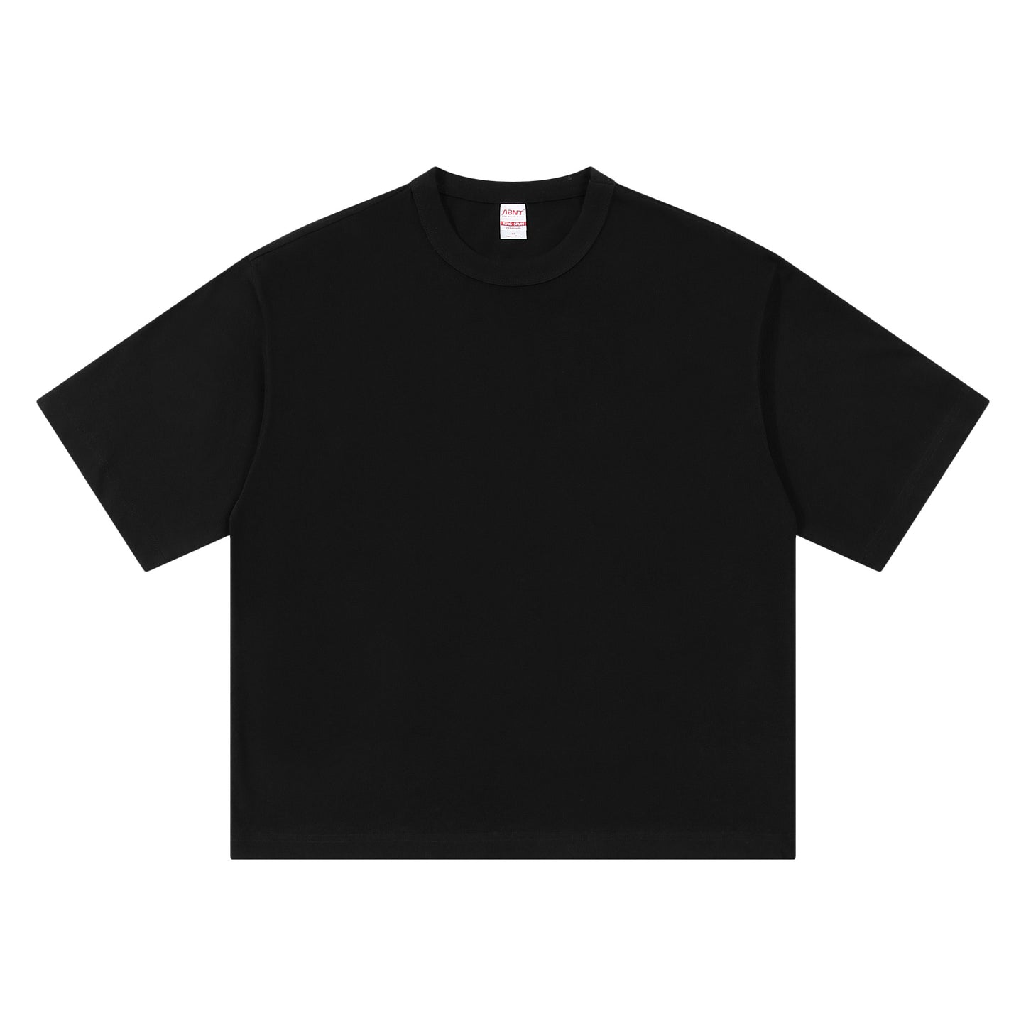 Dropped Shoulder Three-Needle Heavy Cotton Round Neck Loos T-Shirt 270g