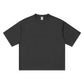 Dropped Shoulder Three-Needle Heavy Cotton Round Neck Loos T-Shirt 270g