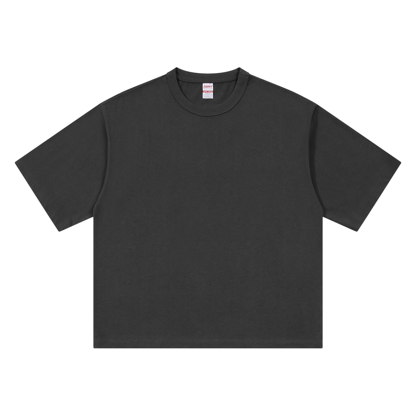 Dropped Shoulder Three-Needle Heavy Cotton Round Neck Loos T-Shirt 270g