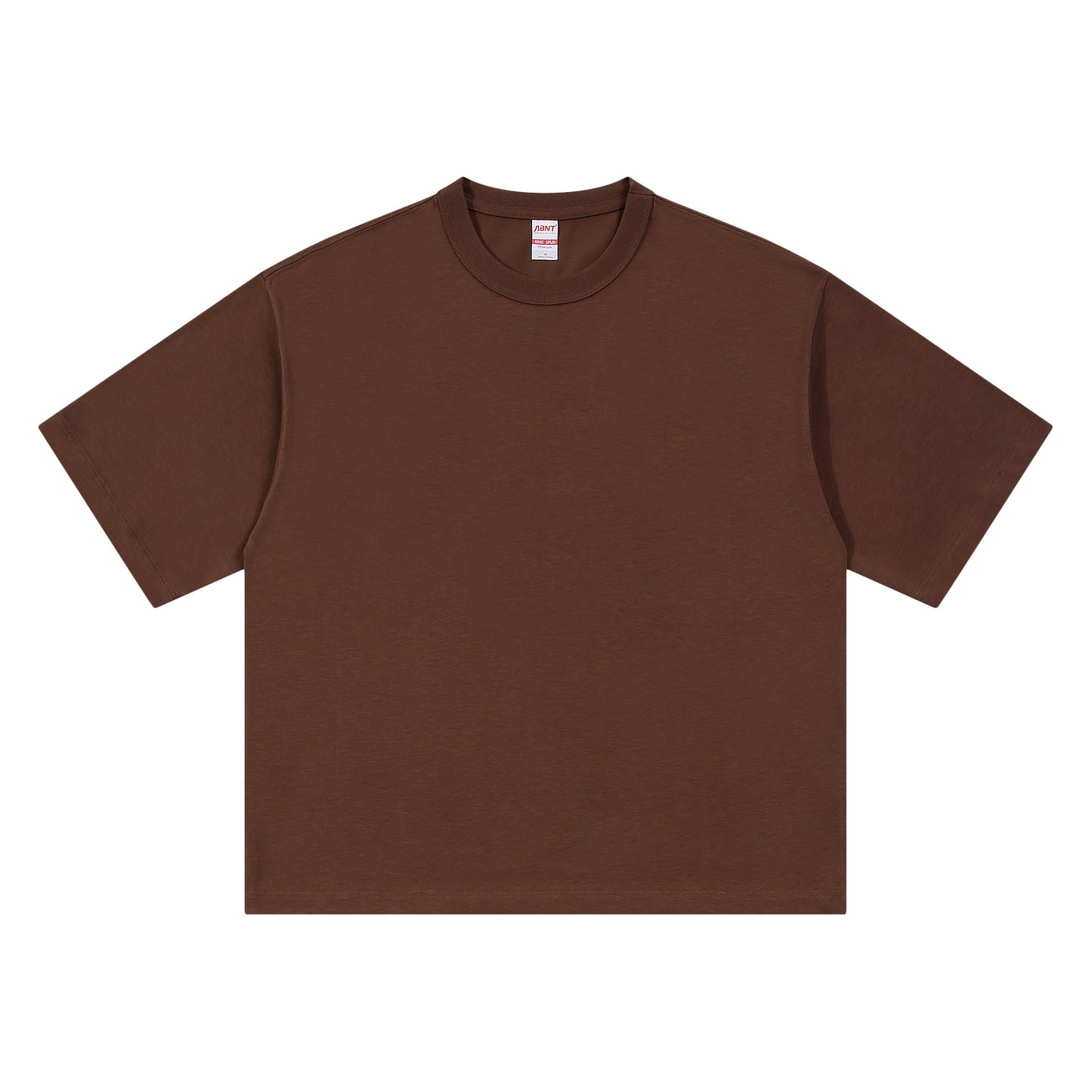 Dropped Shoulder Three-Needle Heavy Cotton Round Neck Loos T-Shirt 270g