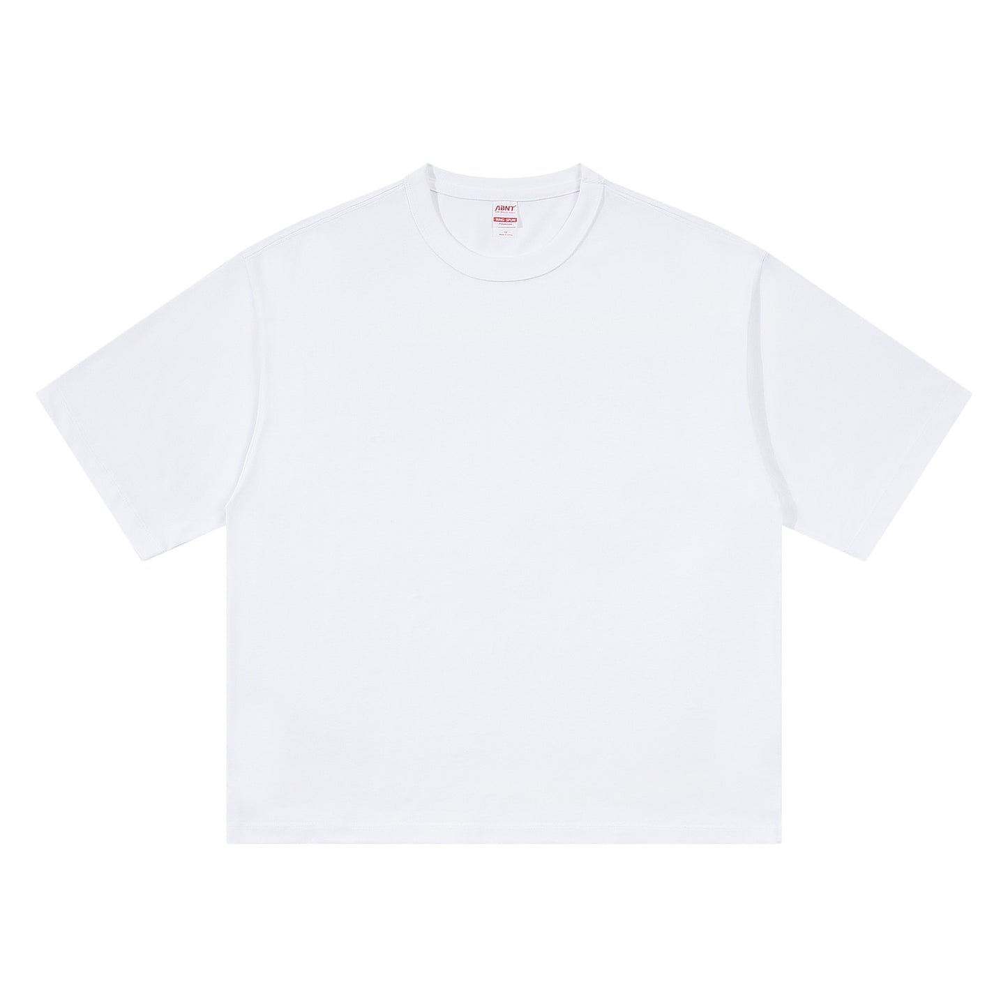 Dropped Shoulder Three-Needle Heavy Cotton Round Neck Loos T-Shirt 270g