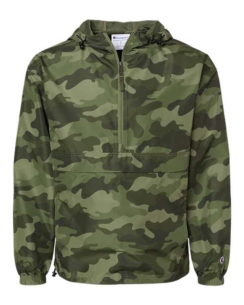 Champion - Hooded Packable Quarter-Zip Jacket -[ CO200]