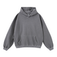 Heavy Salt Water Washed Distressed Pullover Hooded Sweatshirt-420g
