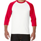 mecilla [*76700] PREMIUM COTTON RAGLAN RING SPUN T-SHIRT (THREE-QUARTER SLEEVE))
