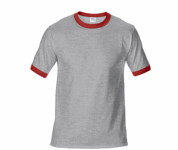 Gildan [76600] Premium Cotton Adult Ring Spun T-Shirt (Asian Fit) Ringer T-Shirt / Premium Cotton