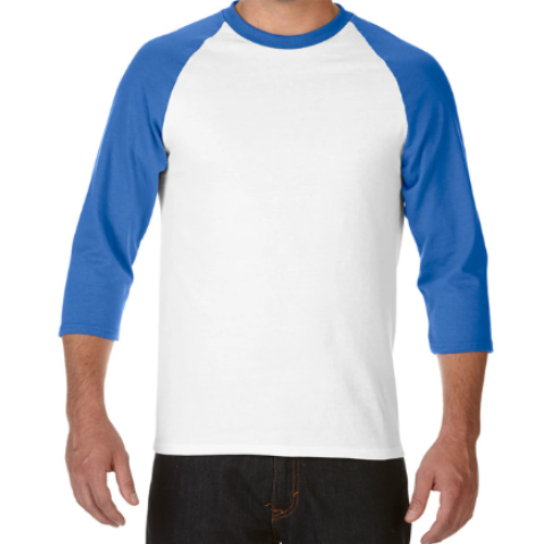 mecilla [*76700] PREMIUM COTTON RAGLAN RING SPUN T-SHIRT (THREE-QUARTER SLEEVE))
