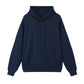 Polyester cotton drop shoulder hoodie side pockets