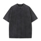 Pure Cotton Batik Distressed Round Neck Short Sleeves 230g