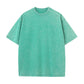 Pure Cotton Batik Distressed Round Neck Short Sleeves 230g