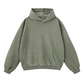 Heavy Salt Water Washed Distressed Pullover Hooded Sweatshirt-420g