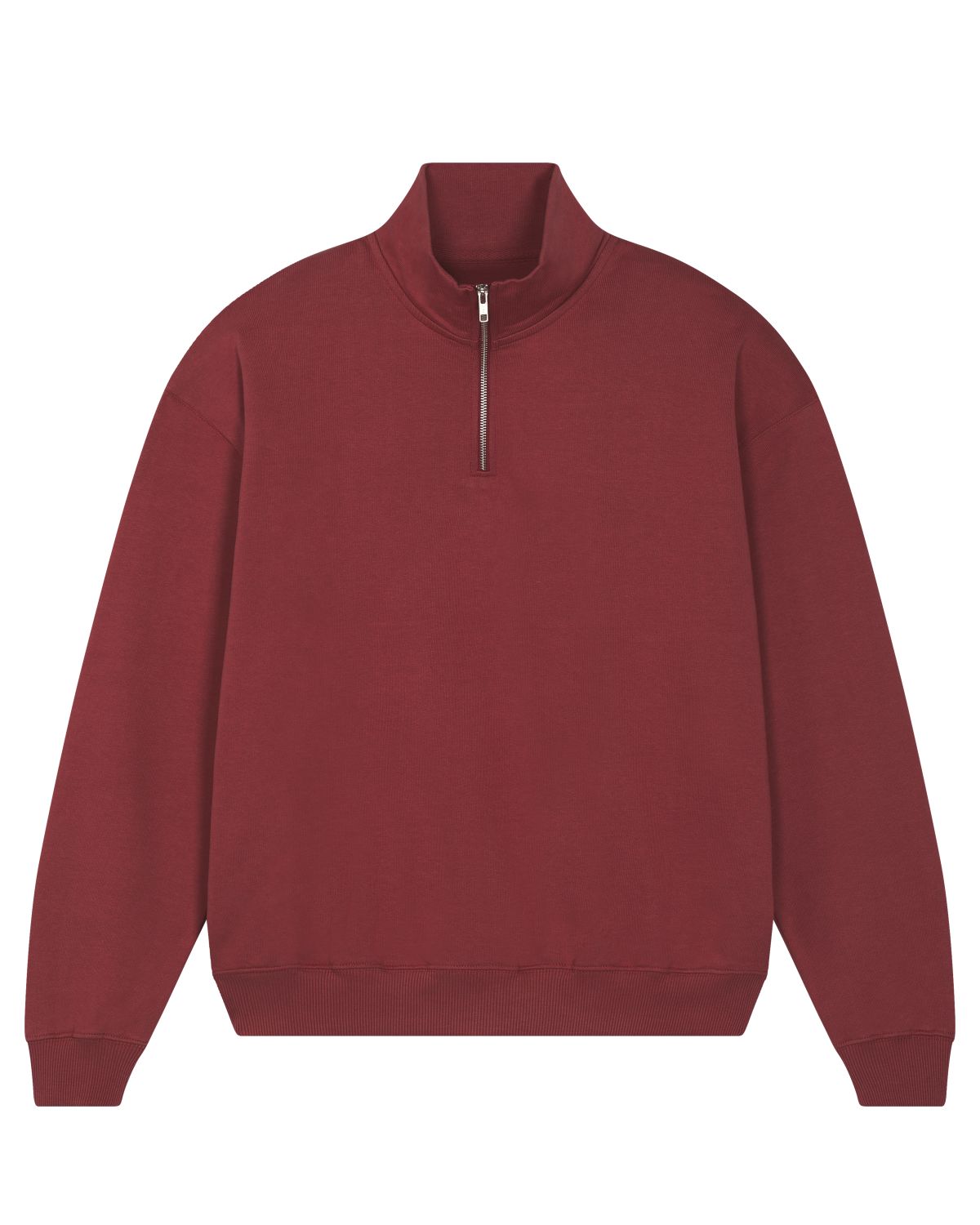 Plain quarter deals zip sweatshirt