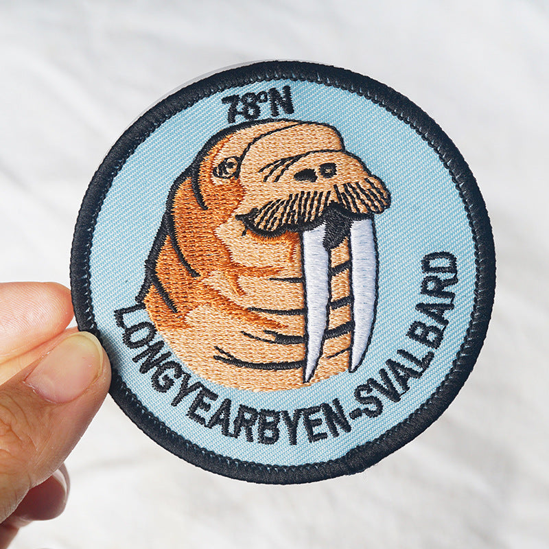 Customized embroidered patch
