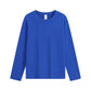 Pure cotton round neck long-sleeved T-shirt 200g