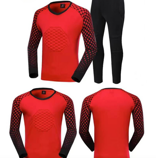 Football goalkeeper suit for adults and children