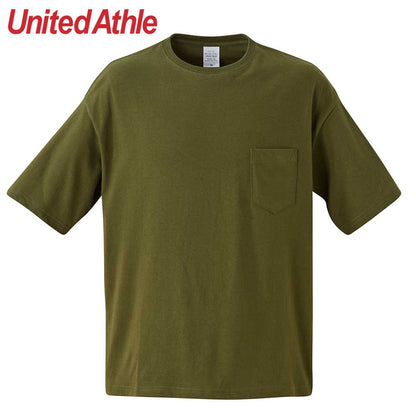 United Athle [5008-01] Adult Cotton Oversized Pocket T-shirt / 成人Oversized有袋棉T恤