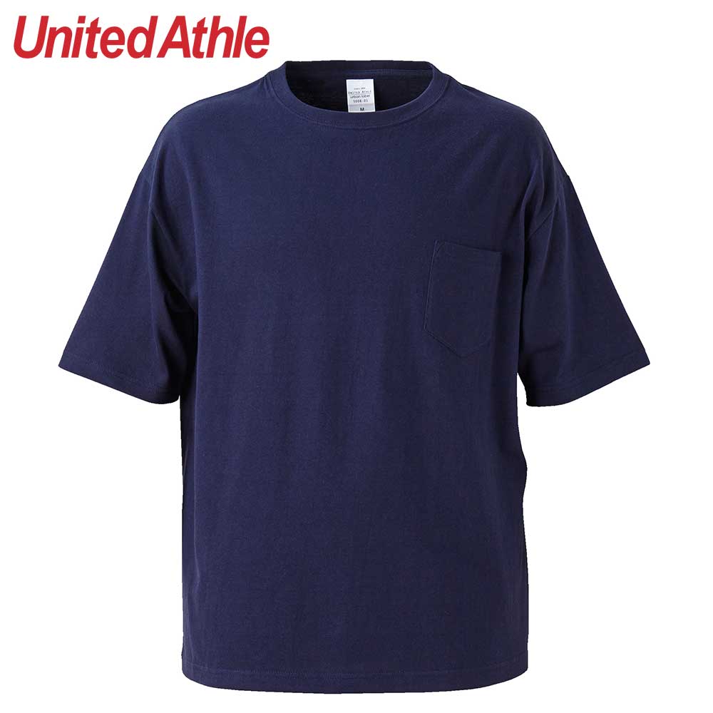 United Athle [5008-01] Adult Cotton Oversized Pocket T-shirt