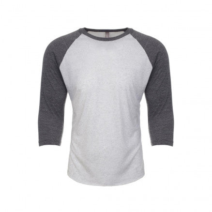 Next Level Apparel [NL6051] Unisex Tri-Blend 3/4 Raglan / 中性三合一面料3/4插肩袖T恤