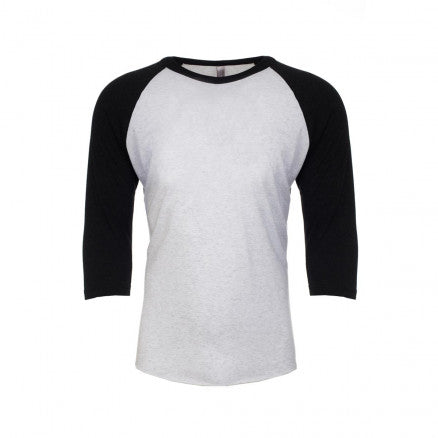 Next Level Apparel [NL6051] Unisex Tri-Blend 3/4 Raglan / 中性三合一面料3/4插肩袖T恤