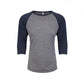 Next Level Apparel [NL6051] Unisex Tri-Blend 3/4 Raglan / 中性三合一面料3/4插肩袖T恤